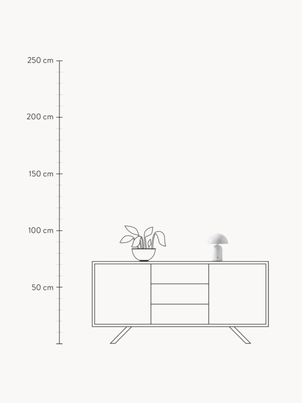 Small Portable LED Table Lamp Walter, Dimmable