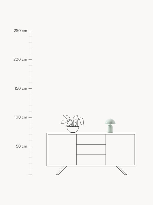 Small Portable LED Table Lamp Walter, Dimmable