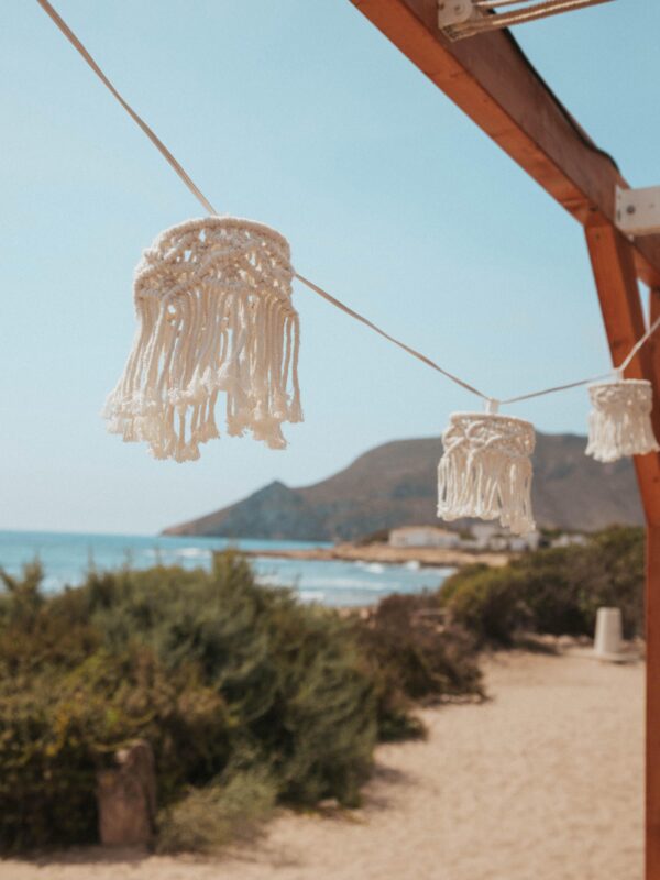 Solar LED Cotton Ball Fairy Lights Mykonos, 800 cm