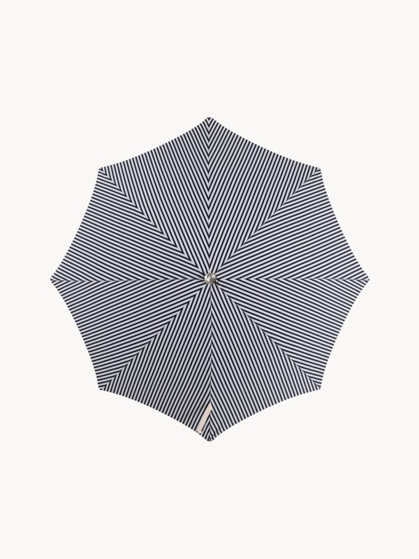 Tiltable Beach Umbrella Retro with Fringes, Ø 180 cm