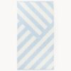 Beach Towel Suri with Zigzag Pattern
