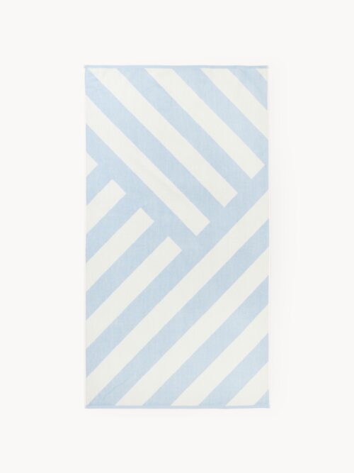 Beach Towel Suri with Zigzag Pattern
