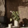 Flower Pot Bau with Ribbed Surface, H 24 cm