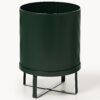 Flower Pot Bau with Ribbed Surface, H 38 cm