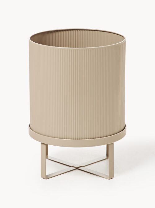 Flower Pot Bau with Ribbed Surface, H 38 cm