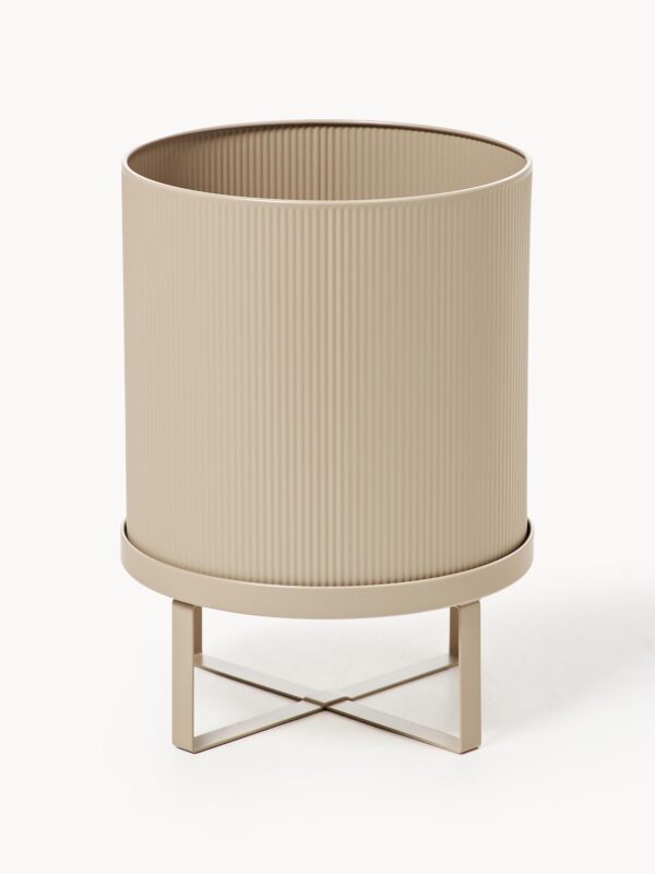 Flower Pot Bau with Ribbed Surface, H 38 cm