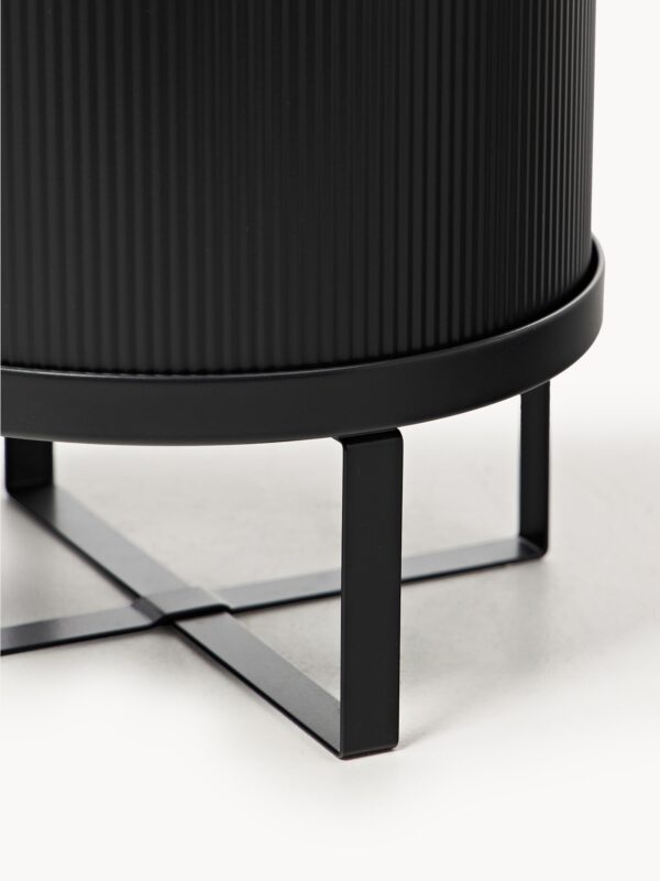 Flower Pot Bau with Ribbed Surface, H 38 cm