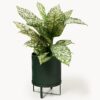 Flower Pot Bau with Ribbed Surface, H 38 cm