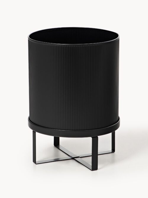 Flower Pot Bau with Ribbed Surface, H 38 cm