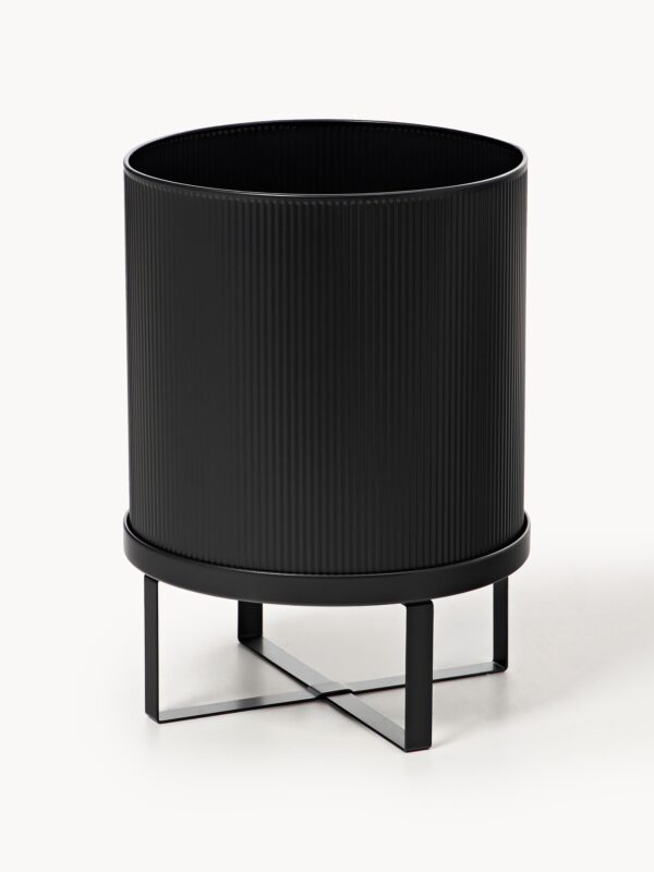 Flower Pot Bau with Ribbed Surface, H 38 cm
