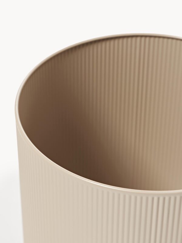 Flower Pot Bau with Ribbed Surface, H 38 cm