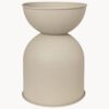 Flower Pot Hourglass, H 59 cm