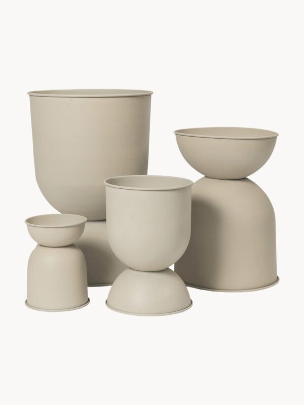 Flower Pot Hourglass, H 59 cm
