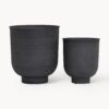 Large Outdoor Plant Pots Vig, Set of 2