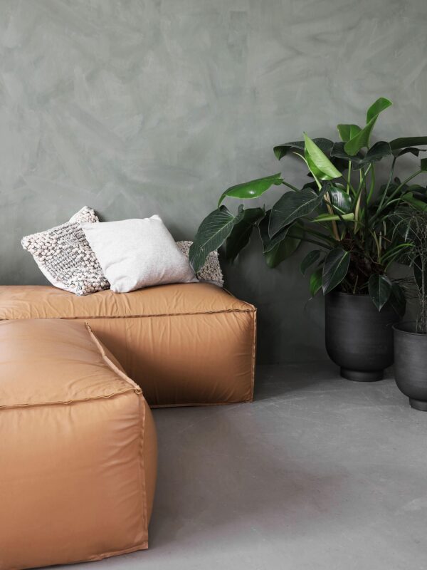 Large Outdoor Plant Pots Vig, Set of 2
