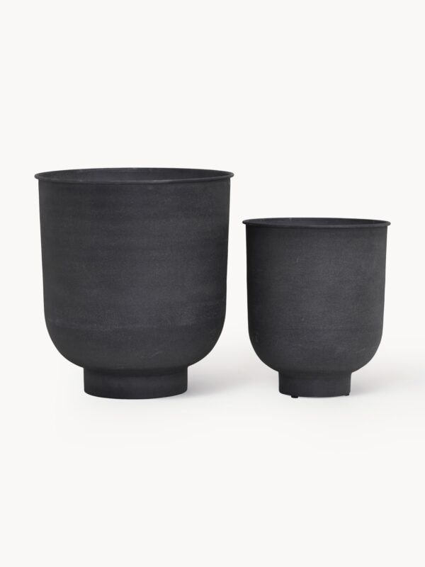 Large Outdoor Plant Pots Vig, Set of 2