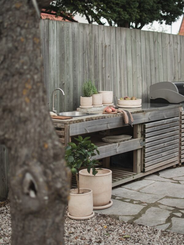 Outdoor Terracotta Flower Pot Terra, H 36 cm