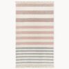 Striped Hammam Towel Priya with Fringes