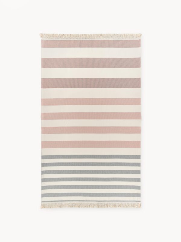 Striped Hammam Towel Priya with Fringes