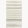 Striped Hammam Towel Priya with Fringes