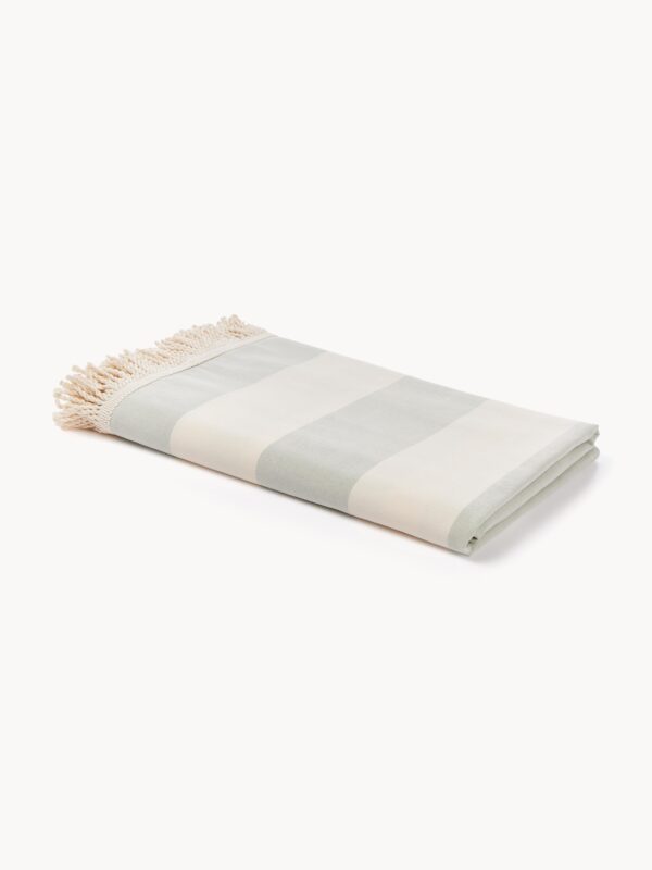 Striped Hammam Towel Priya with Fringes
