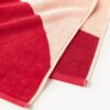 Velour Beach Towel Pia with Wavy Pattern